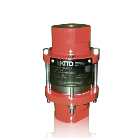 Противодетонационный огнепреградитель KITO RG-Det4-IIA-...-1,2